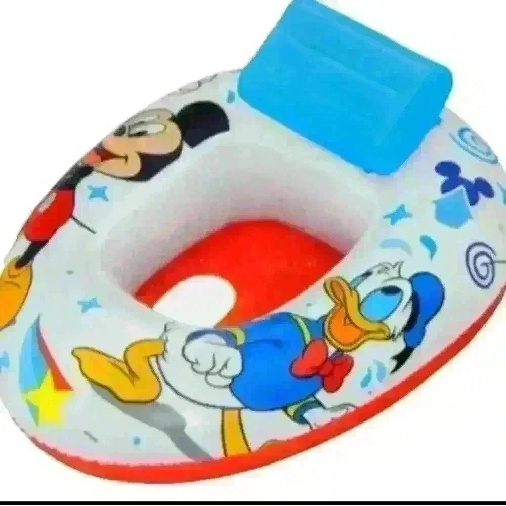 Disney Jr Mickey Mouse Baby Watercraft Inflatable Float Floatie Pool Swimming